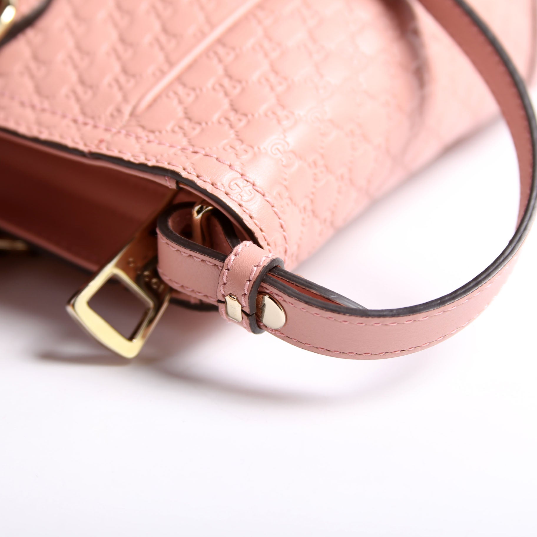Gucci 449241 Micro Guccissima Bree Small Tote Pink