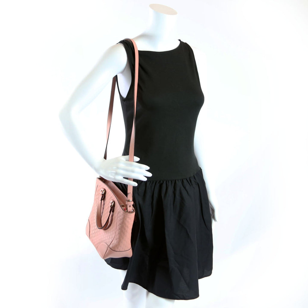Gucci 449241 Micro Guccissima Bree Small Tote Pink