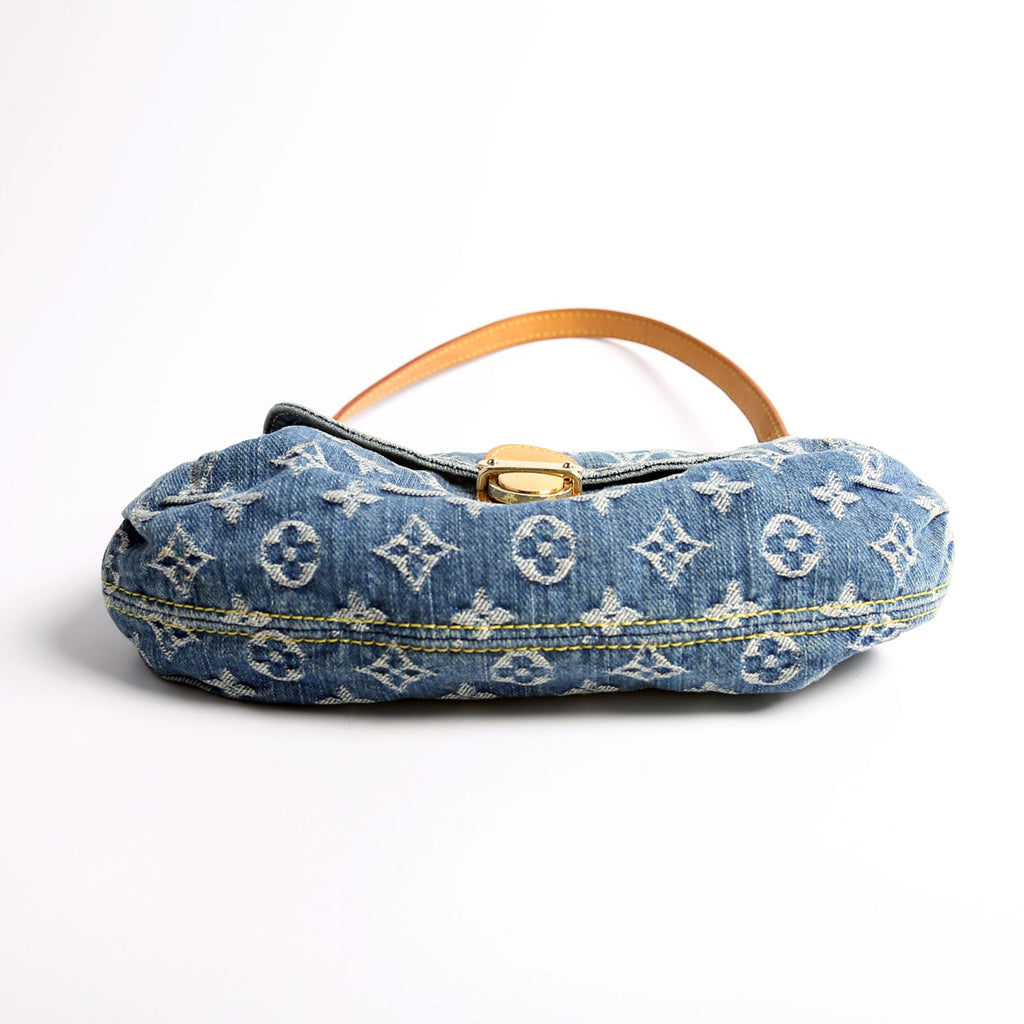 Mini Pleaty Denim Monogram