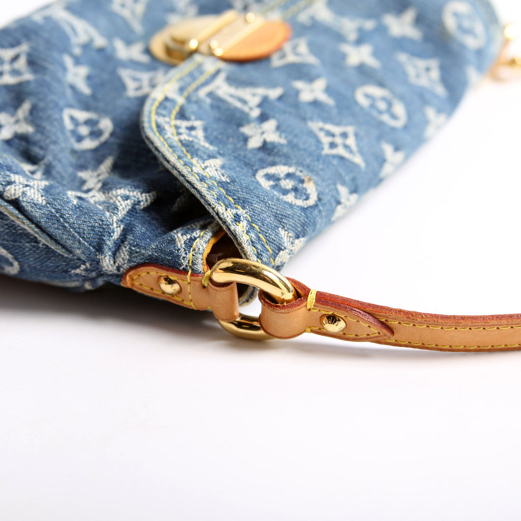 Mini Pleaty Denim Monogram