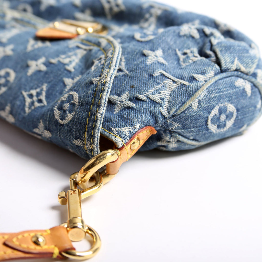 Mini Pleaty Denim Monogram