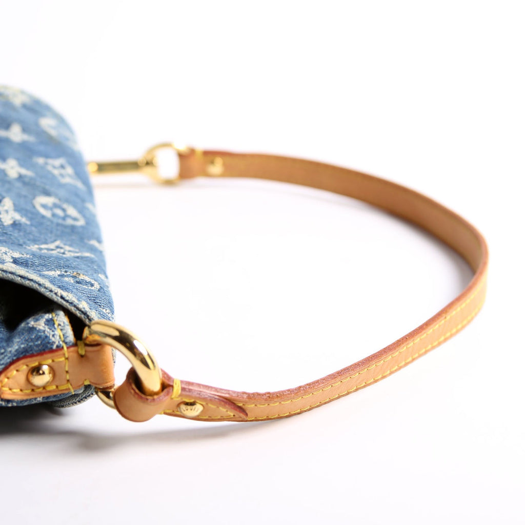 Mini Pleaty Denim Monogram