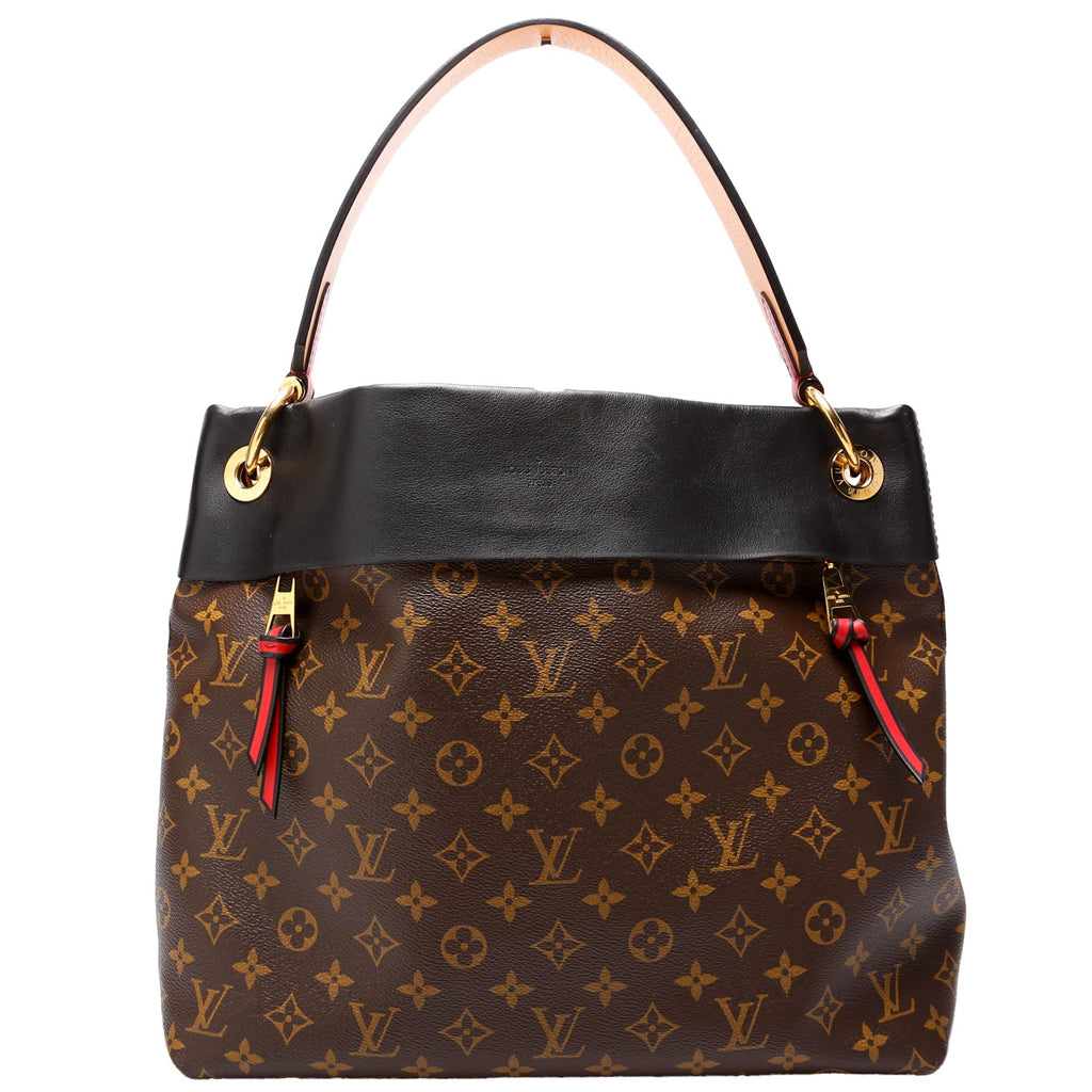 Tuileries Hobo Monogram Leather Black