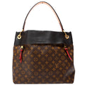 Tuileries Hobo Monogram Leather Black