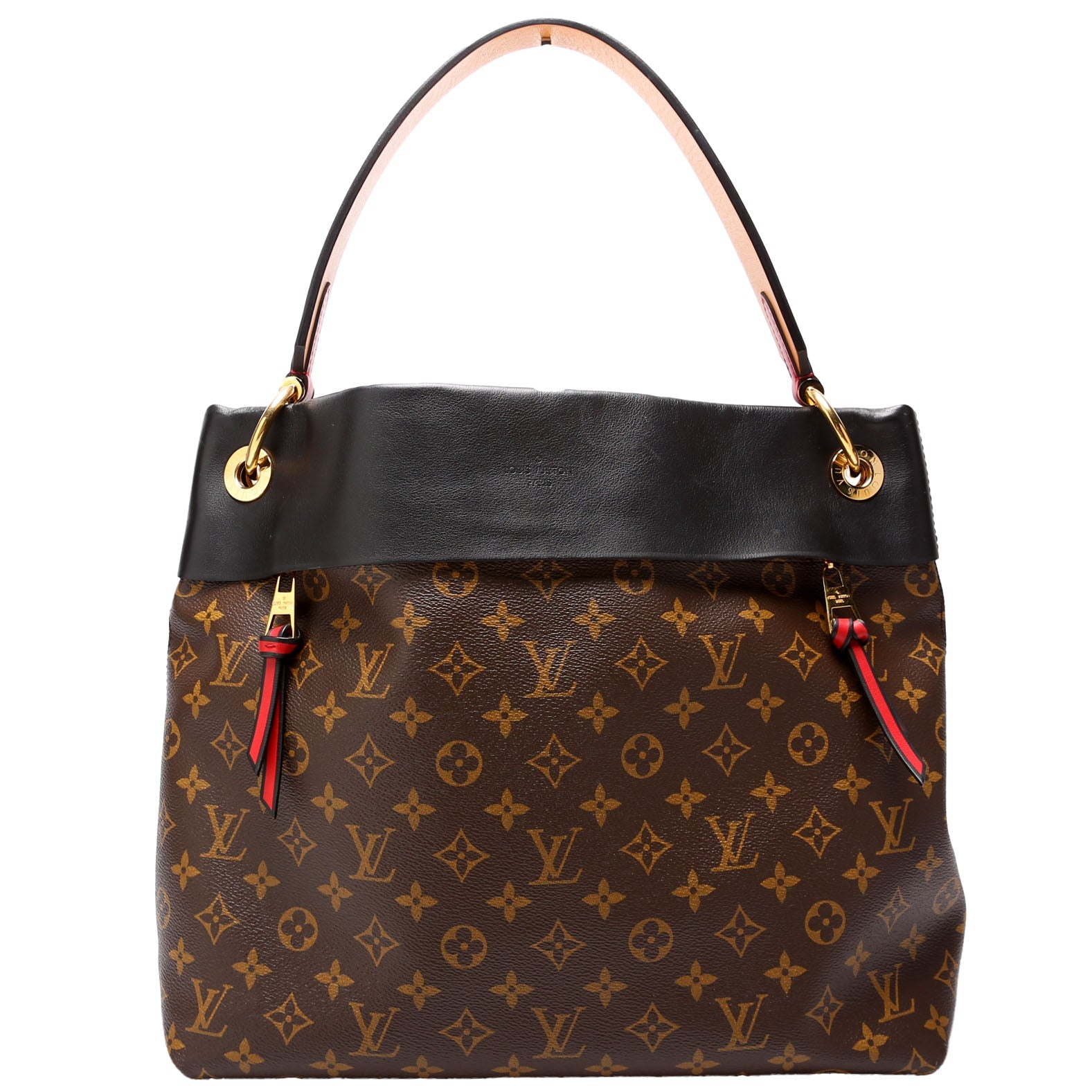 Tuileries Hobo Monogram Leather Black