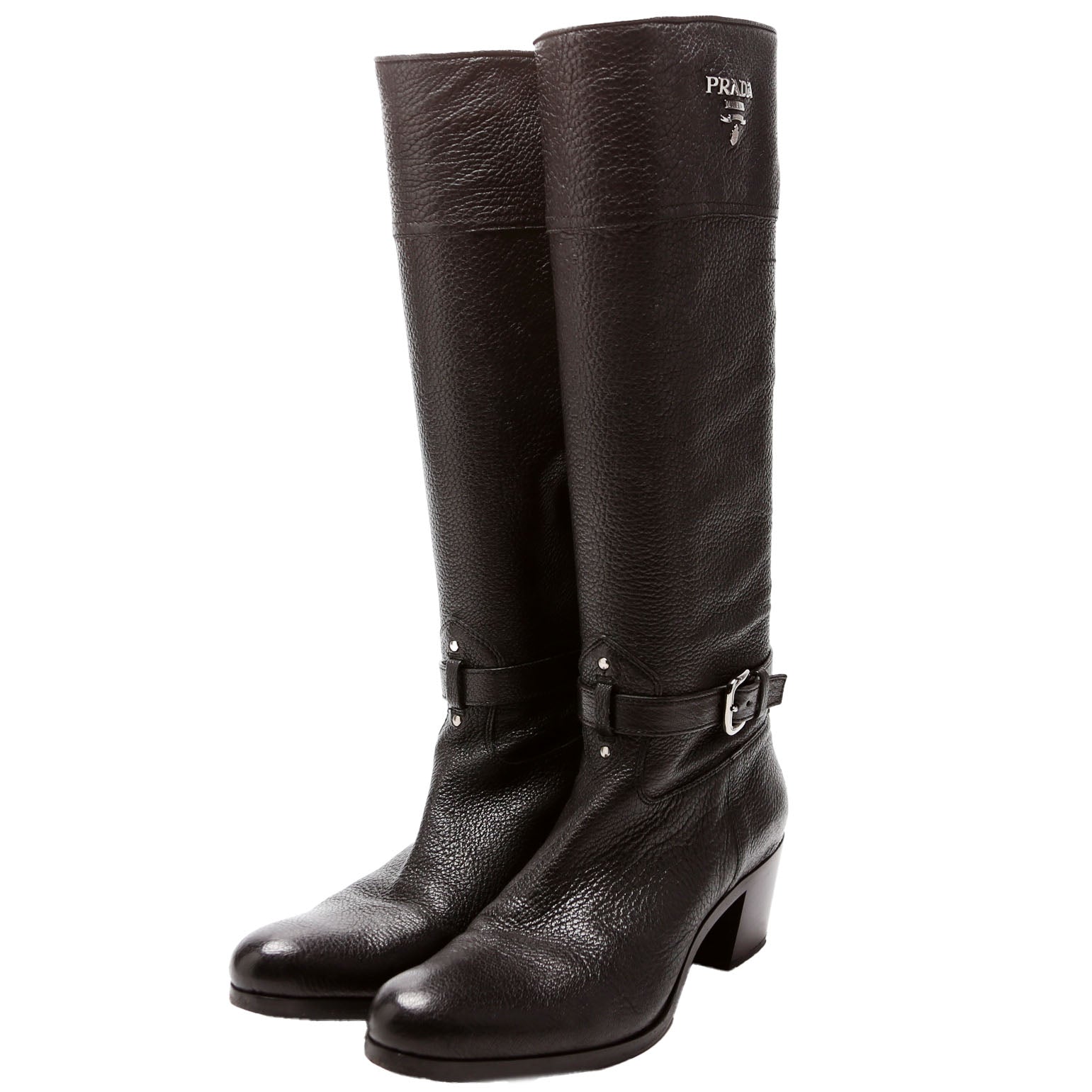 Calzature Donna Knee High Boots Size 40 Black