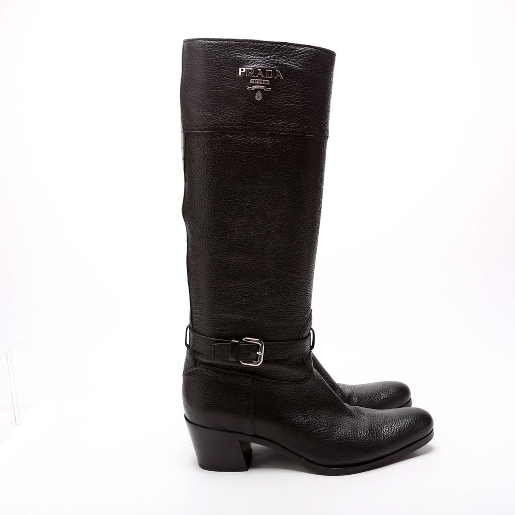 Calzature Donna Knee High Boots Size 40 Black