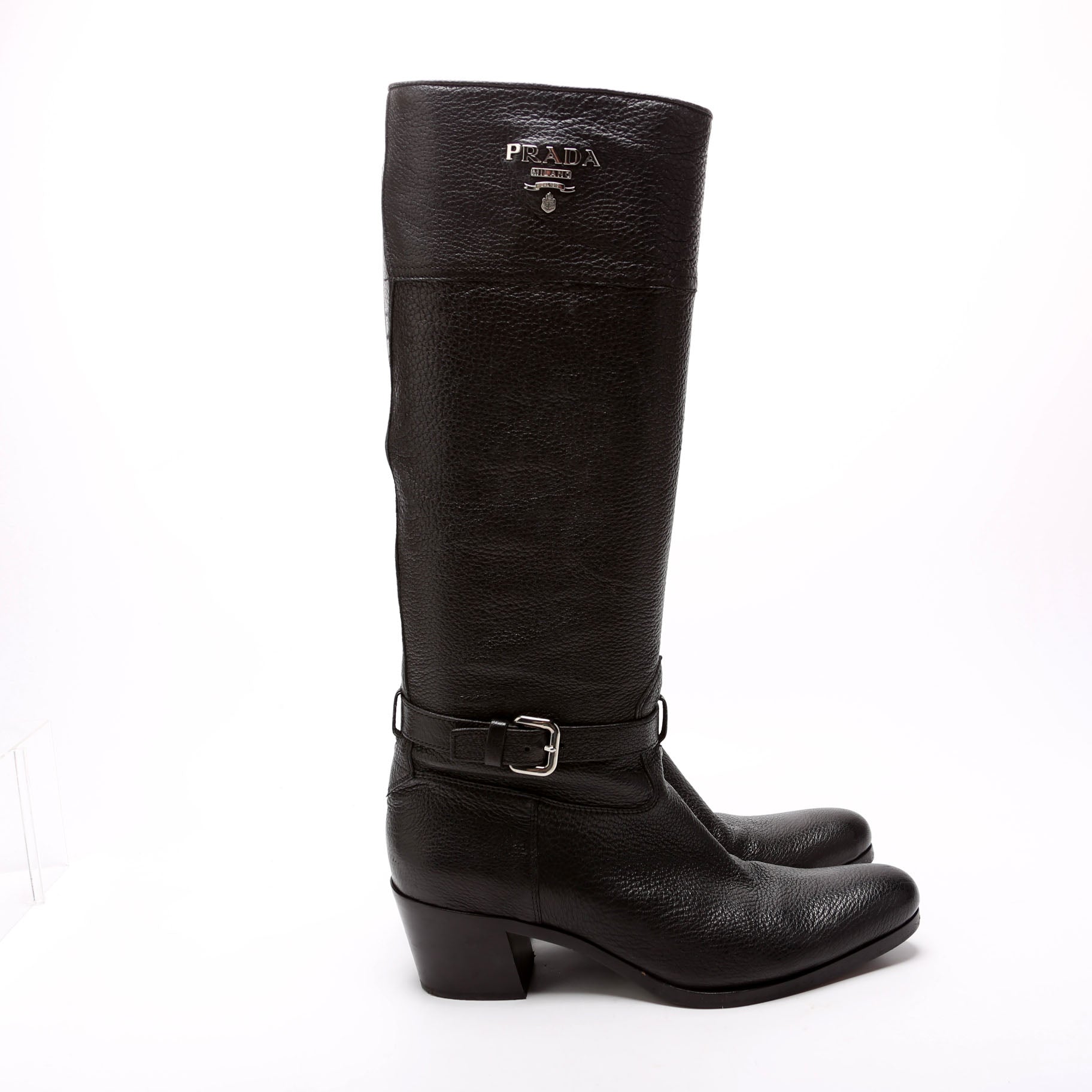 Calzature Donna Knee High Boots Size 40 Black