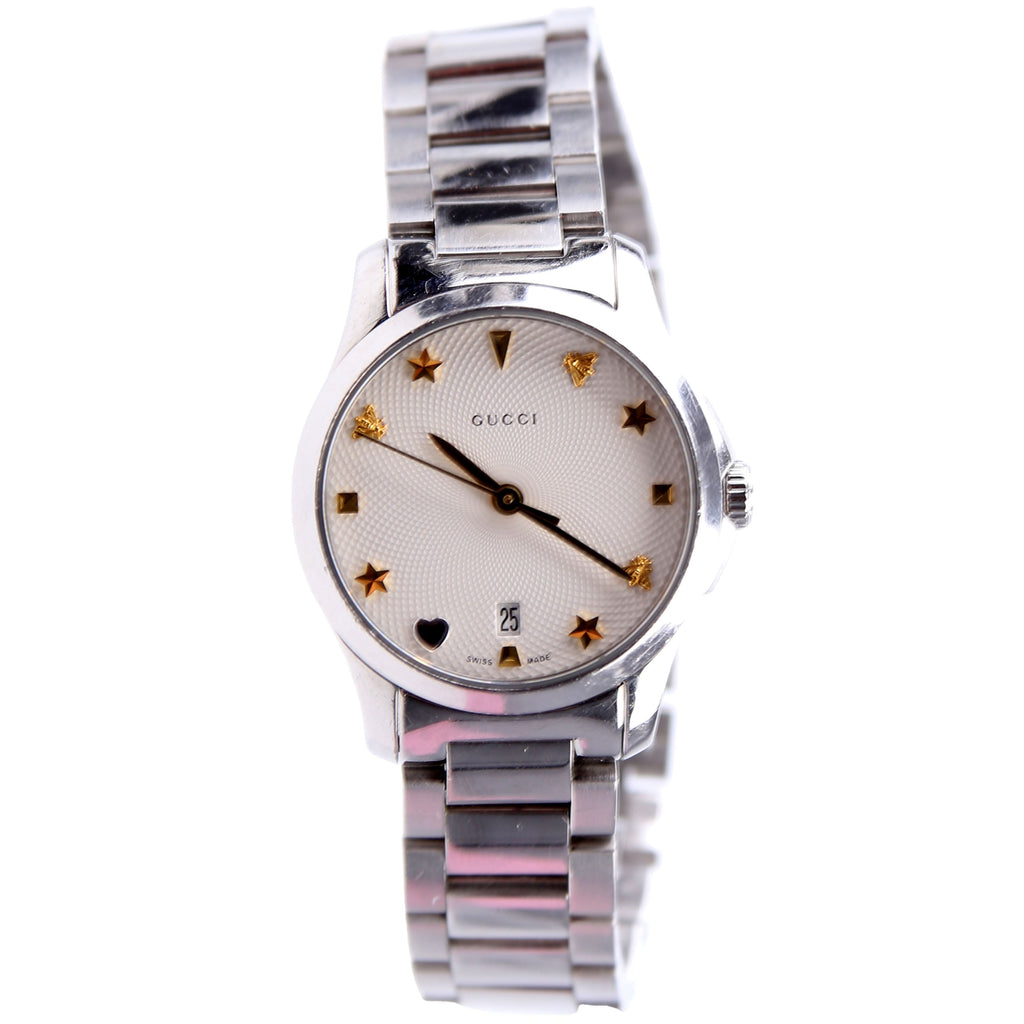 G-Timeless Charm Quartz/Stainless Steel Watch 27MM