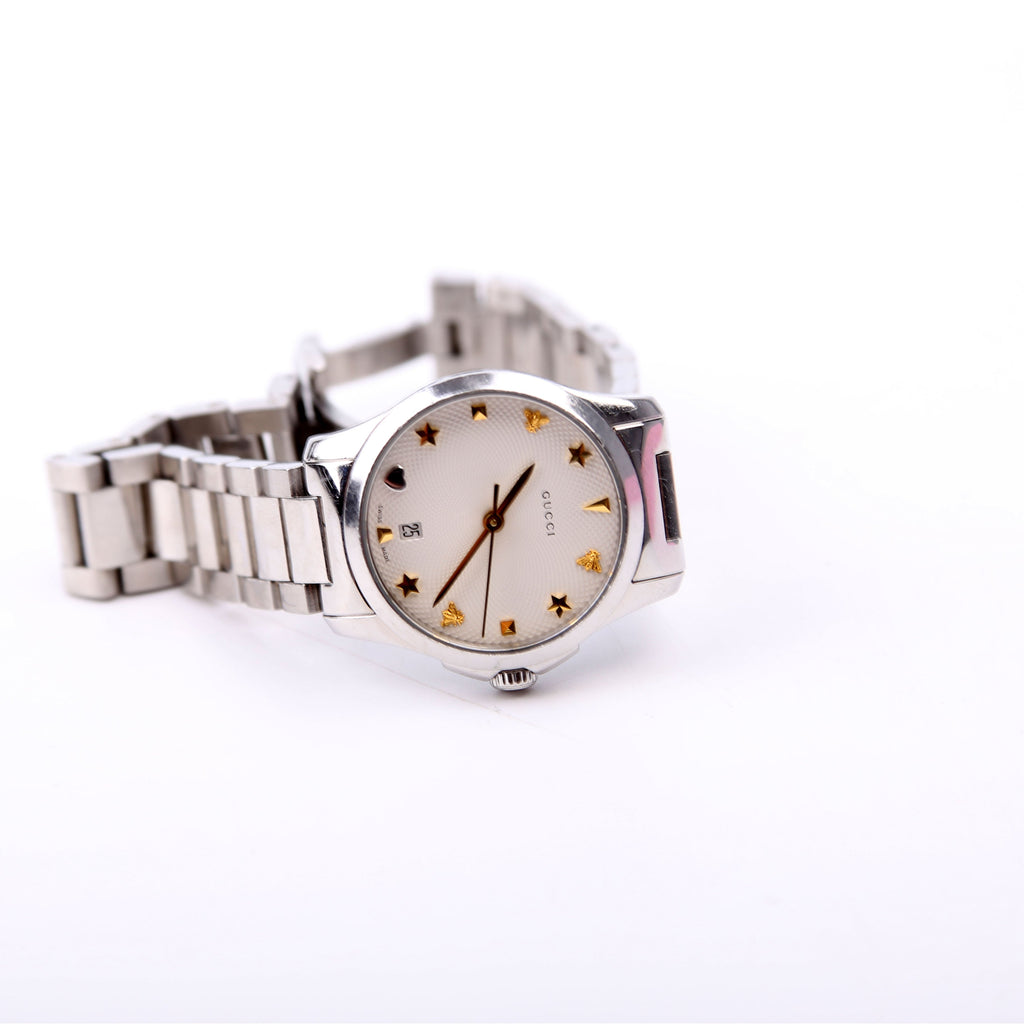 G-Timeless Charm Quartz/Stainless Steel Watch 27MM