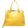 Prada Vitello Phenix Double Tote Yellow/Gold