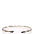 Classic Cable 4MM Bracelet 925/585/Onyx