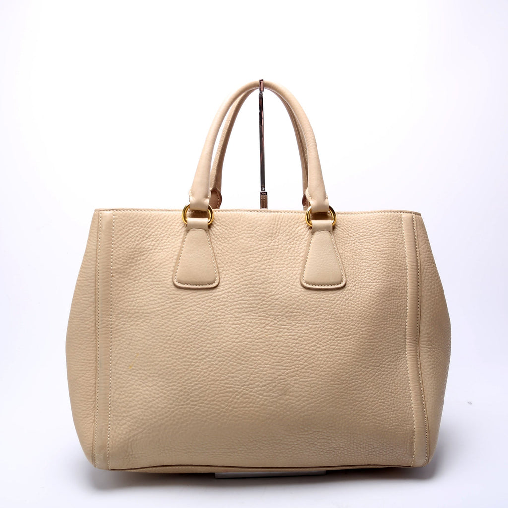 Vitello Daino Berlino Tote Beige/Gold