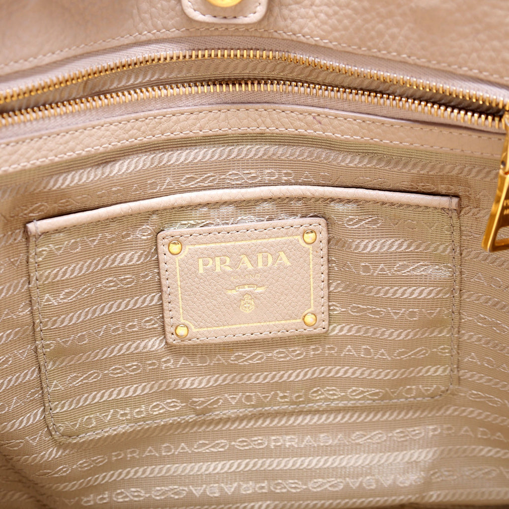 Vitello Daino Berlino Tote Beige/Gold