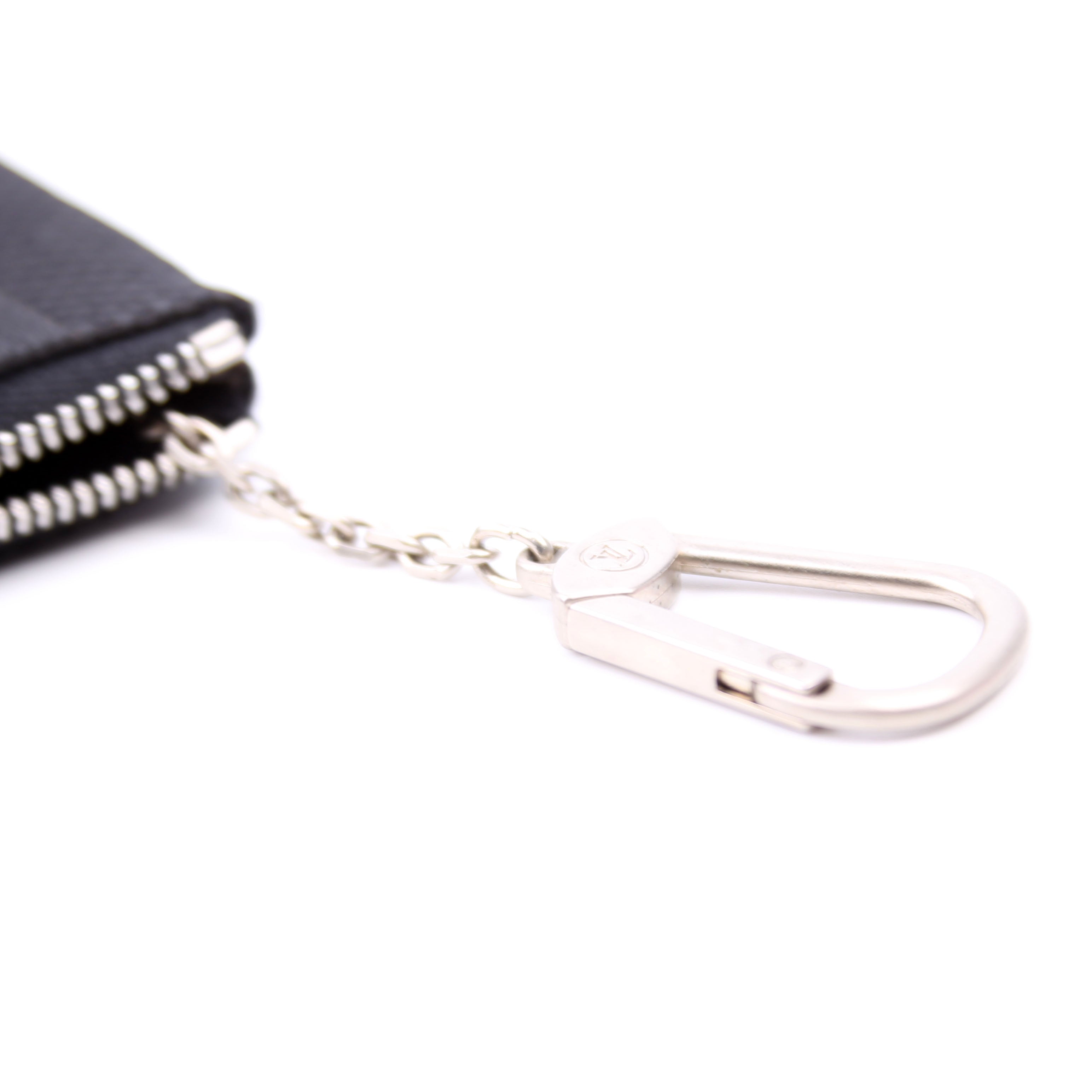 Key Pouch Damier Geant Black