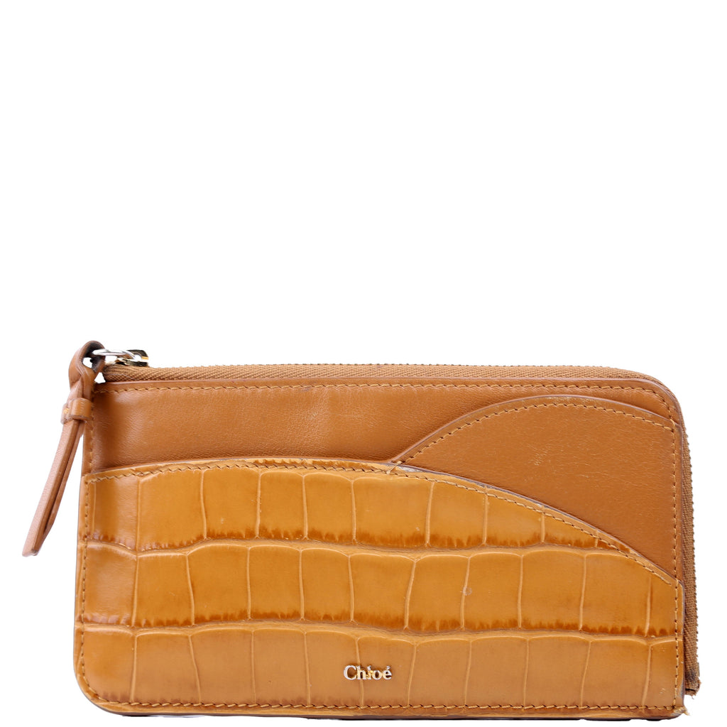 Walden Leather Card Holder Tan