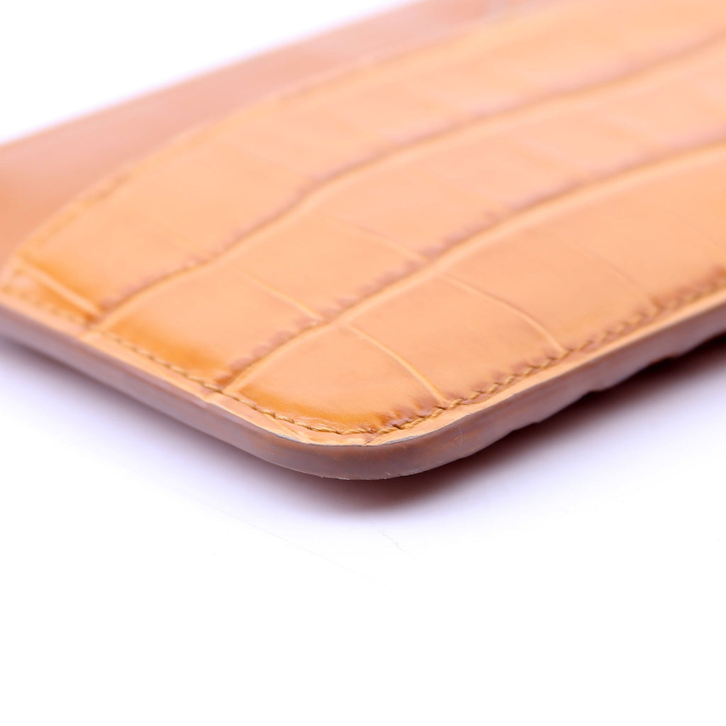 Walden Leather Card Holder Tan