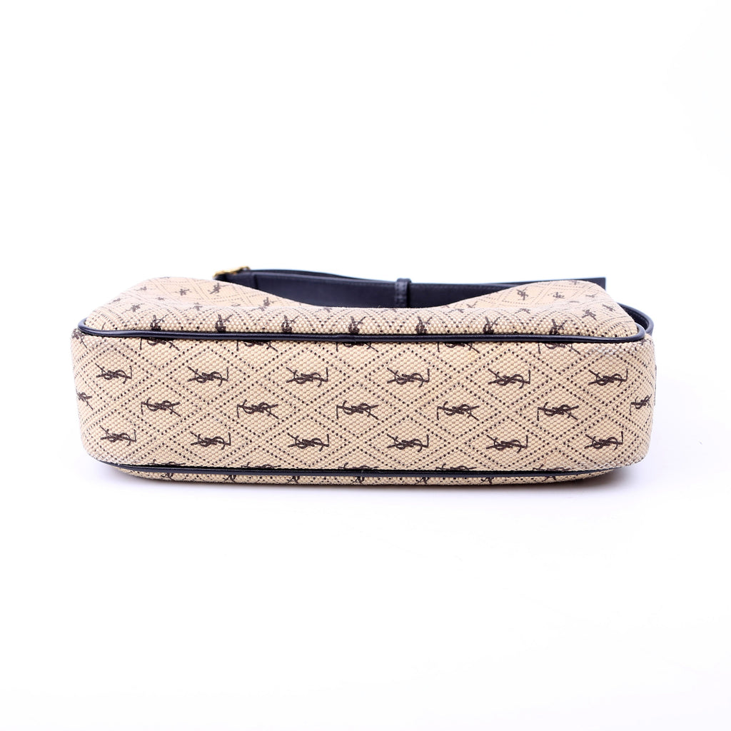 568608 All Over Logo Canvas Camera Bag