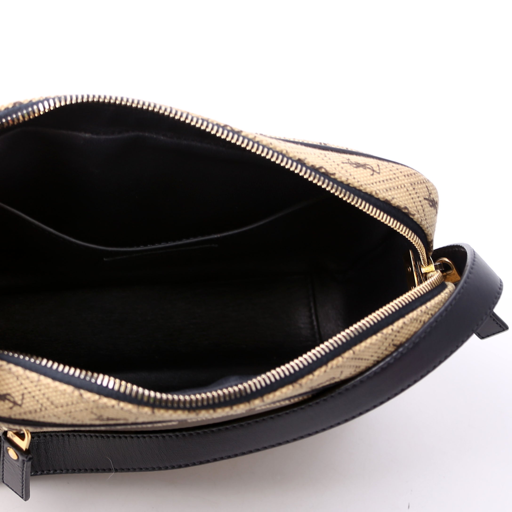 568608 All Over Logo Canvas Camera Bag