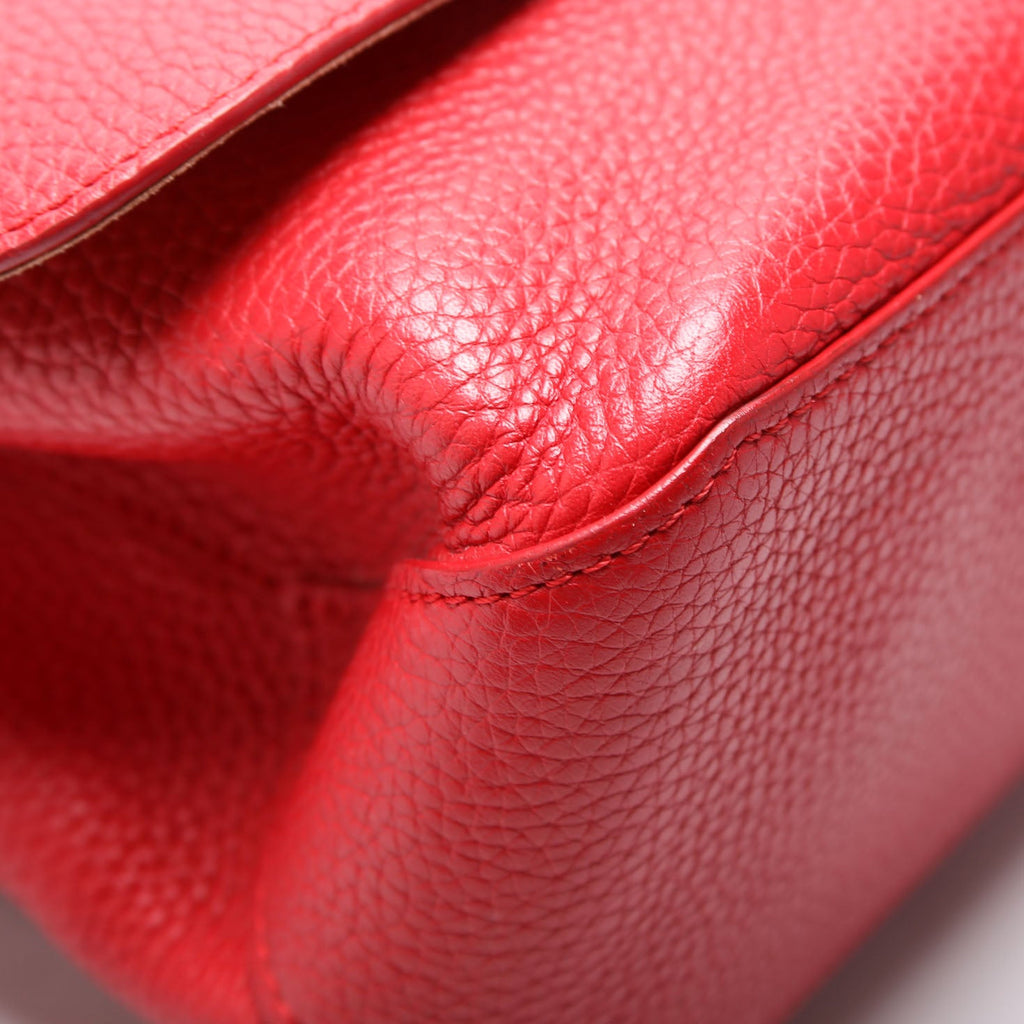 Volta Taurillon Leather Red
