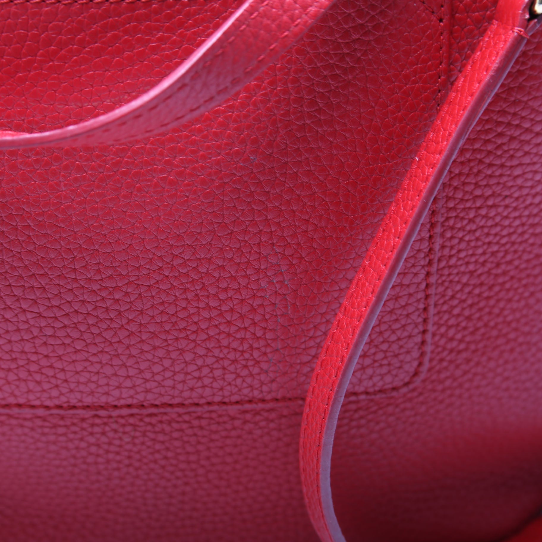 Volta Taurillon Leather Red