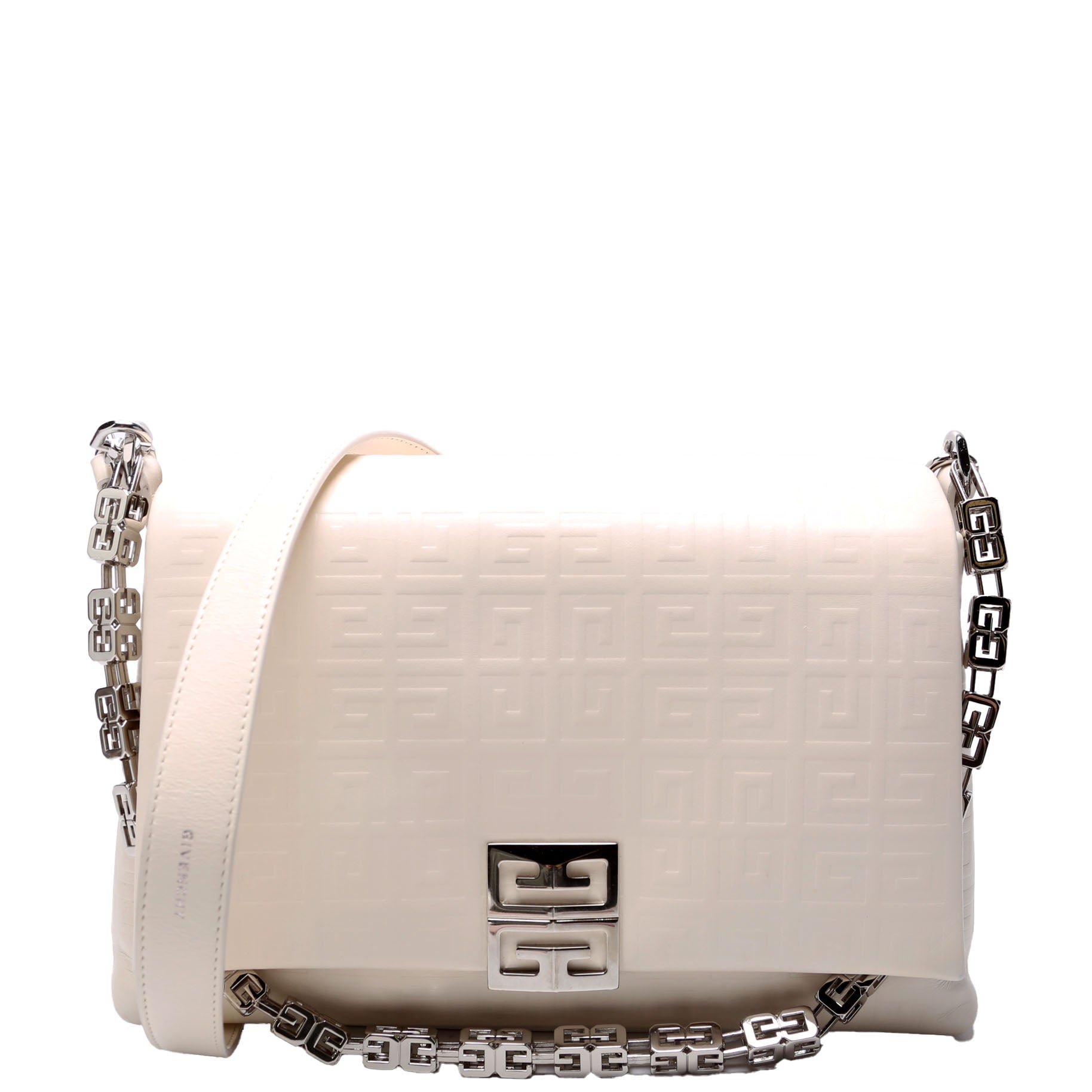 4G Soft Medium Leather White