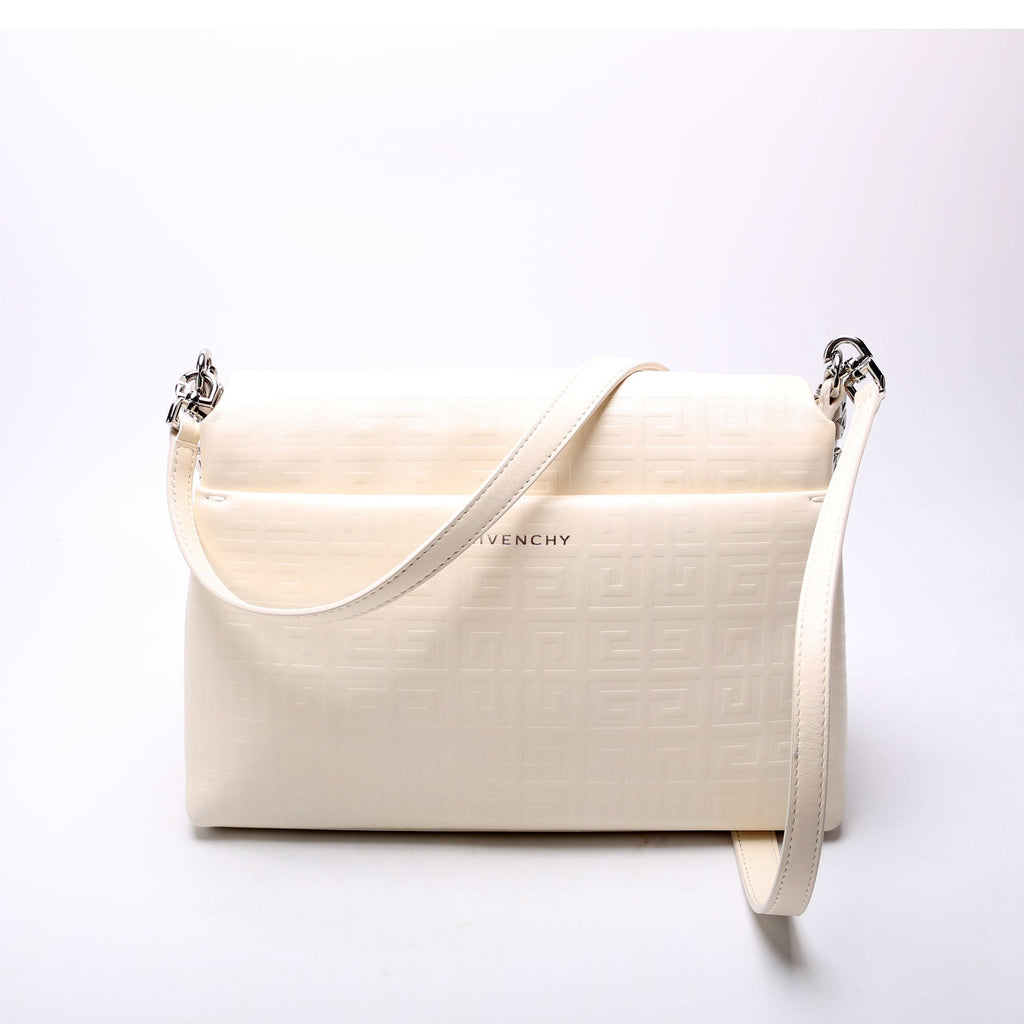 4G Soft Medium Leather White