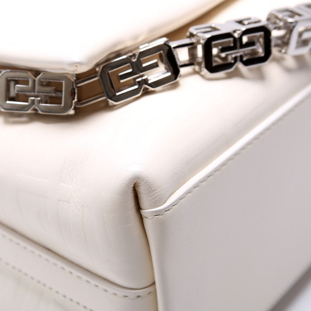 4G Soft Medium Leather White