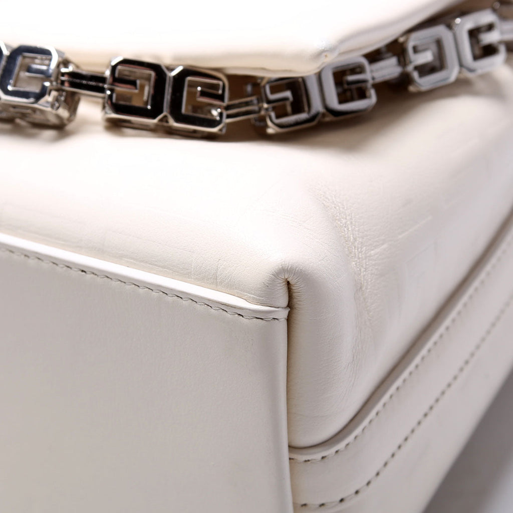 4G Soft Medium Leather White