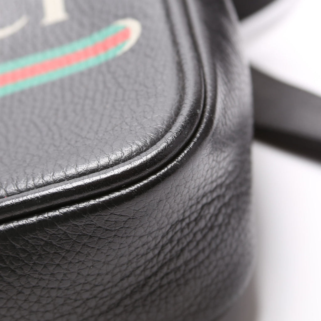 Gucci 523591 Retro Logo Medium Messenger Black