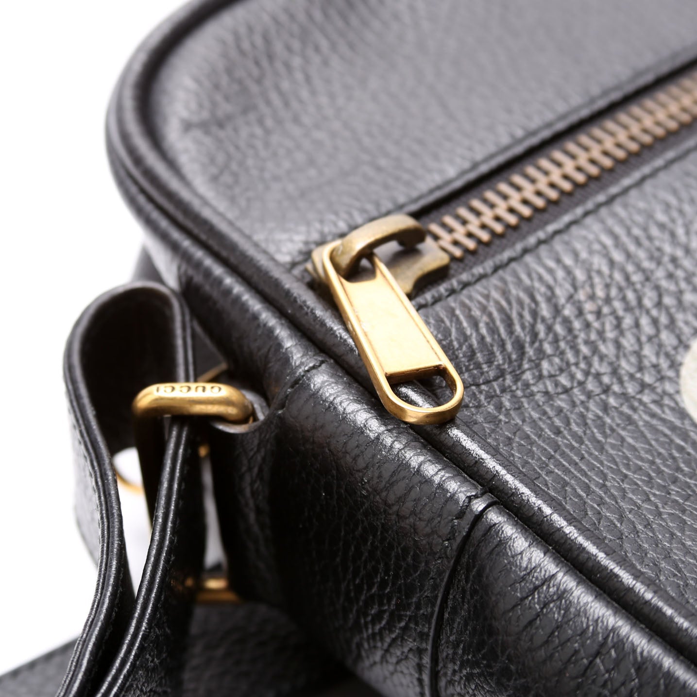 Gucci 523591 Retro Logo Medium Messenger Black