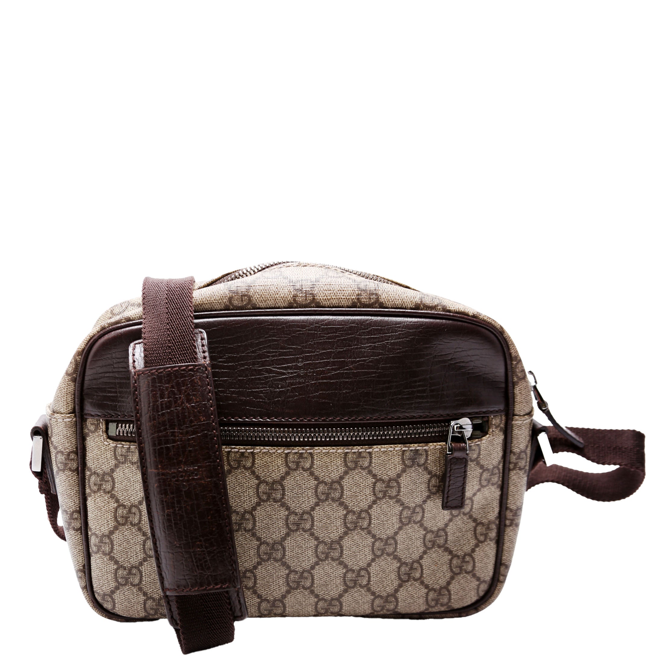 114291 GG Supreme Crossbody Brown