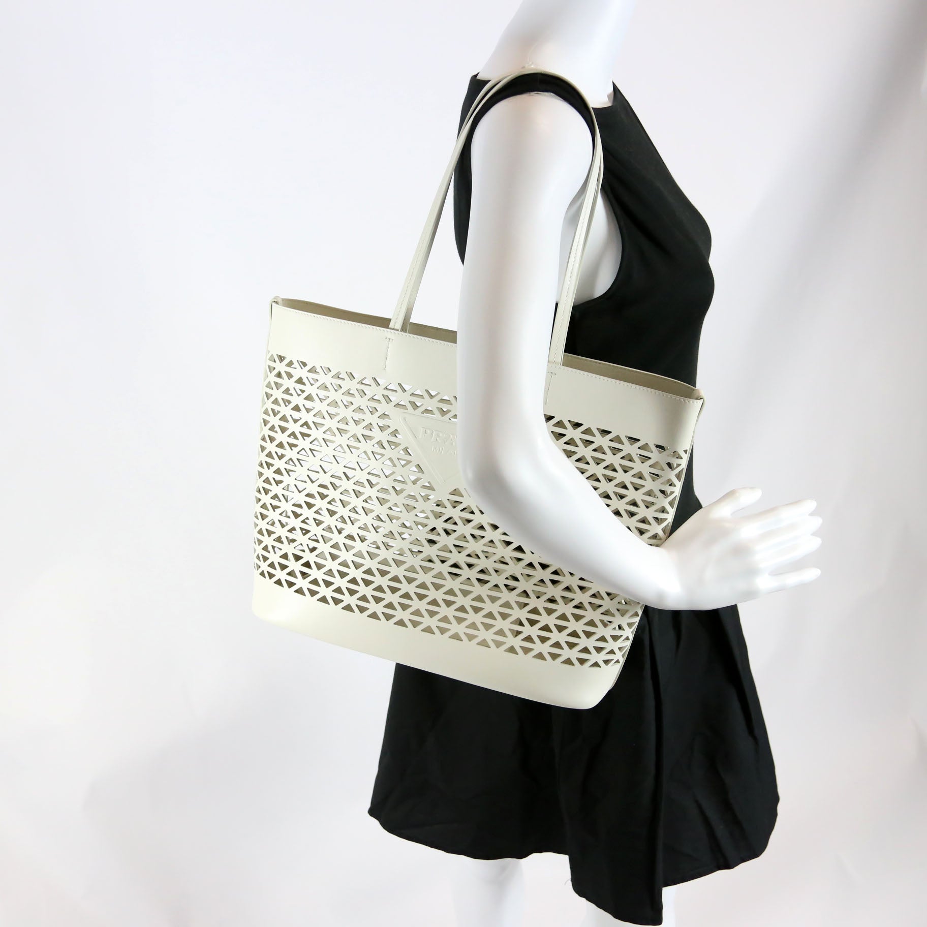Prada 1BG305 Cutout Tote