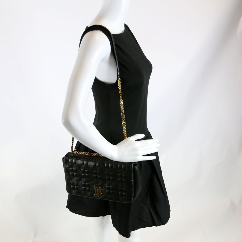 Lola Flap Bag Lamb Medium 8063019 Black