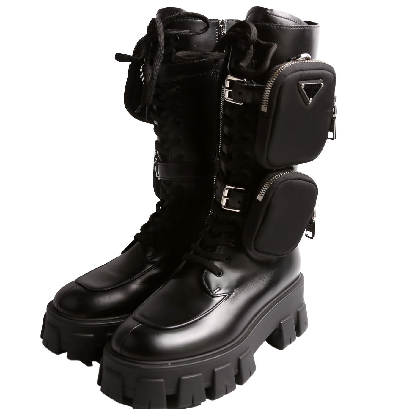 Monolith Combat Boots Size 38.5 Black