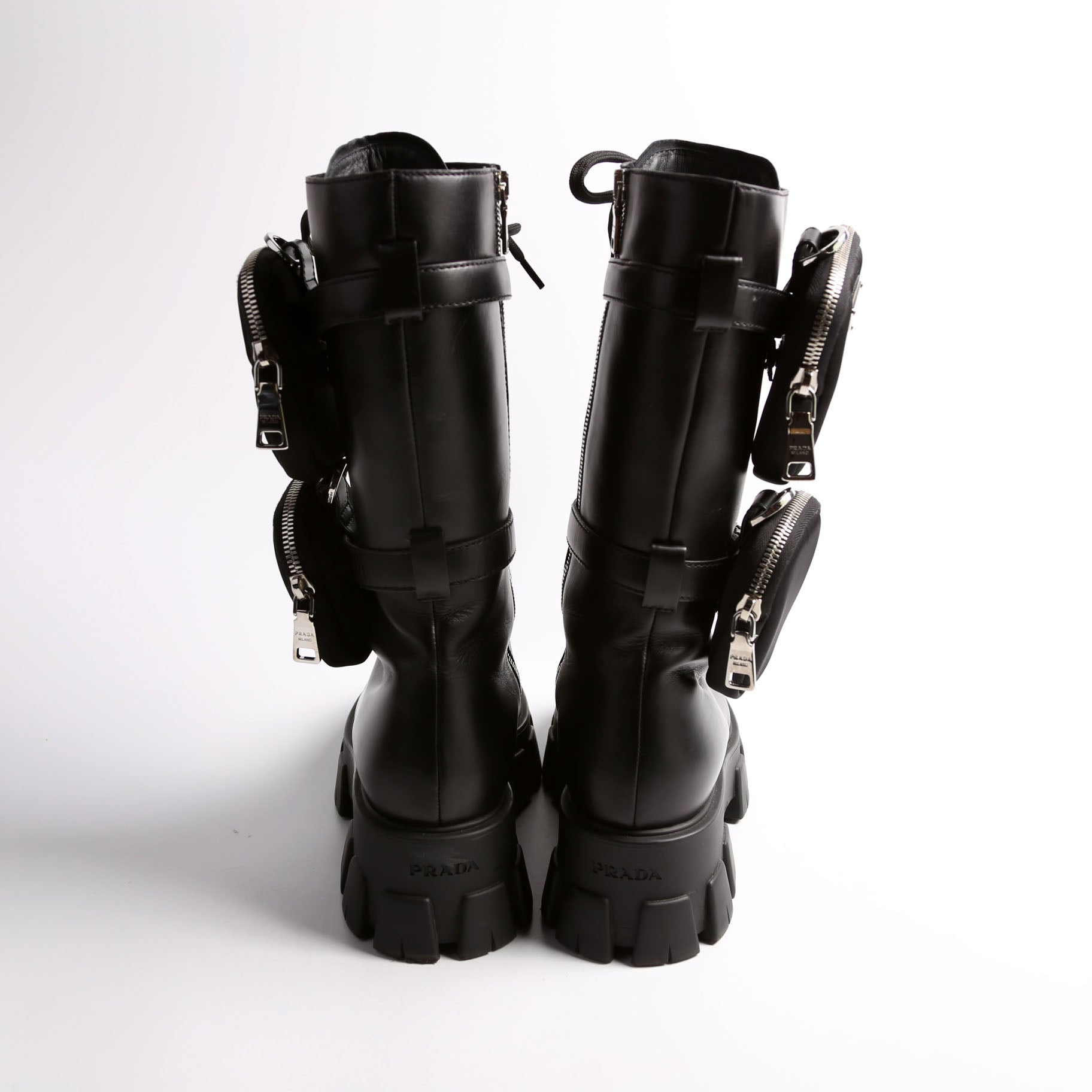 Monolith Combat Boots Size 38.5 Black
