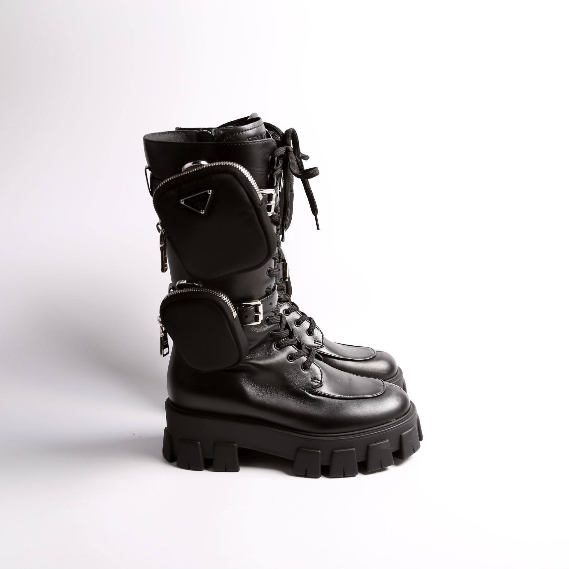 Monolith Combat Boots Size 38.5 Black
