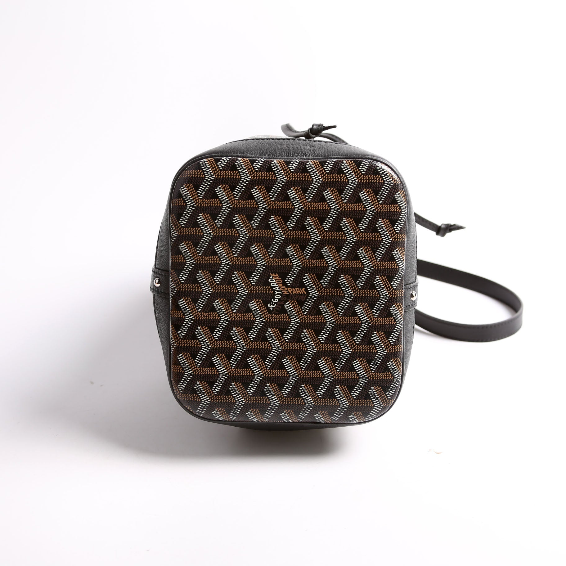 Petit Flot PM Goyardine Black/Brown