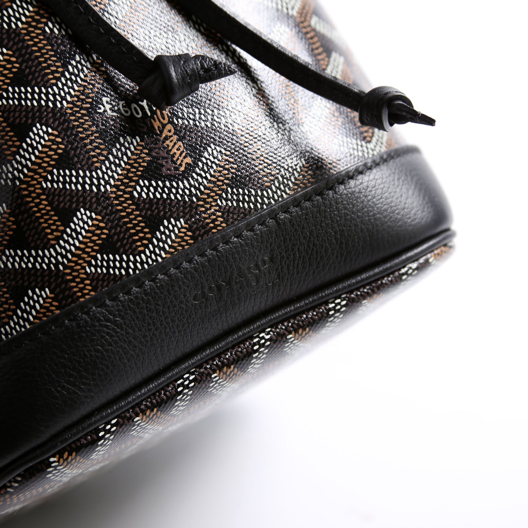 Petit Flot PM Goyardine Black/Brown