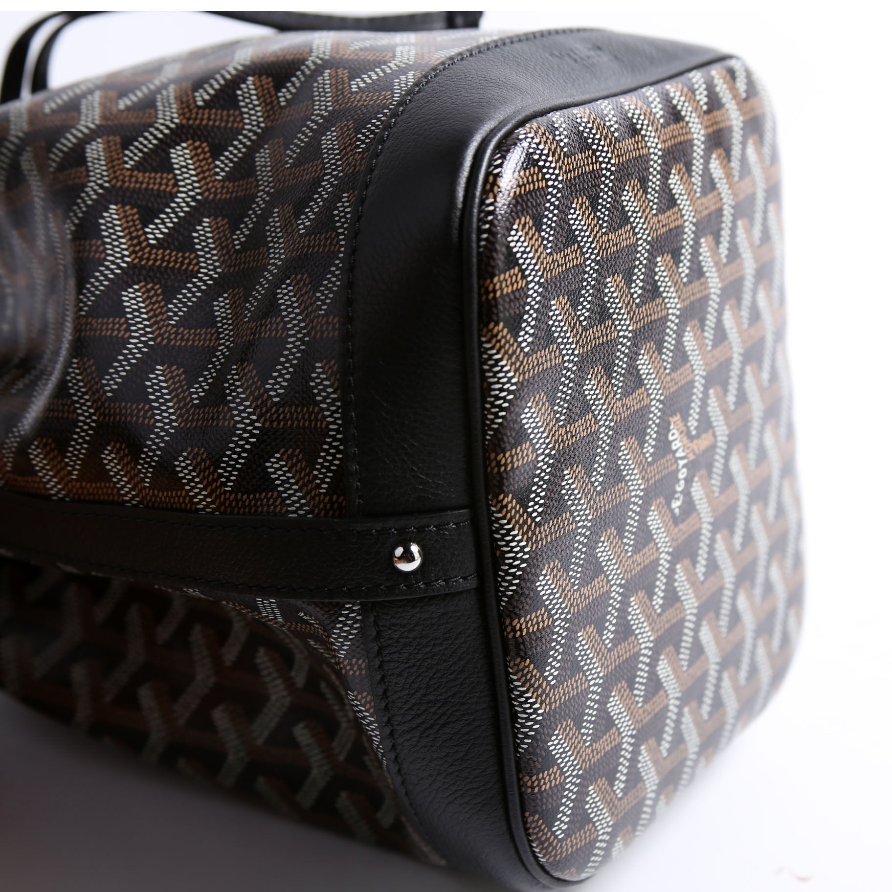 Petit Flot PM Goyardine Black/Brown