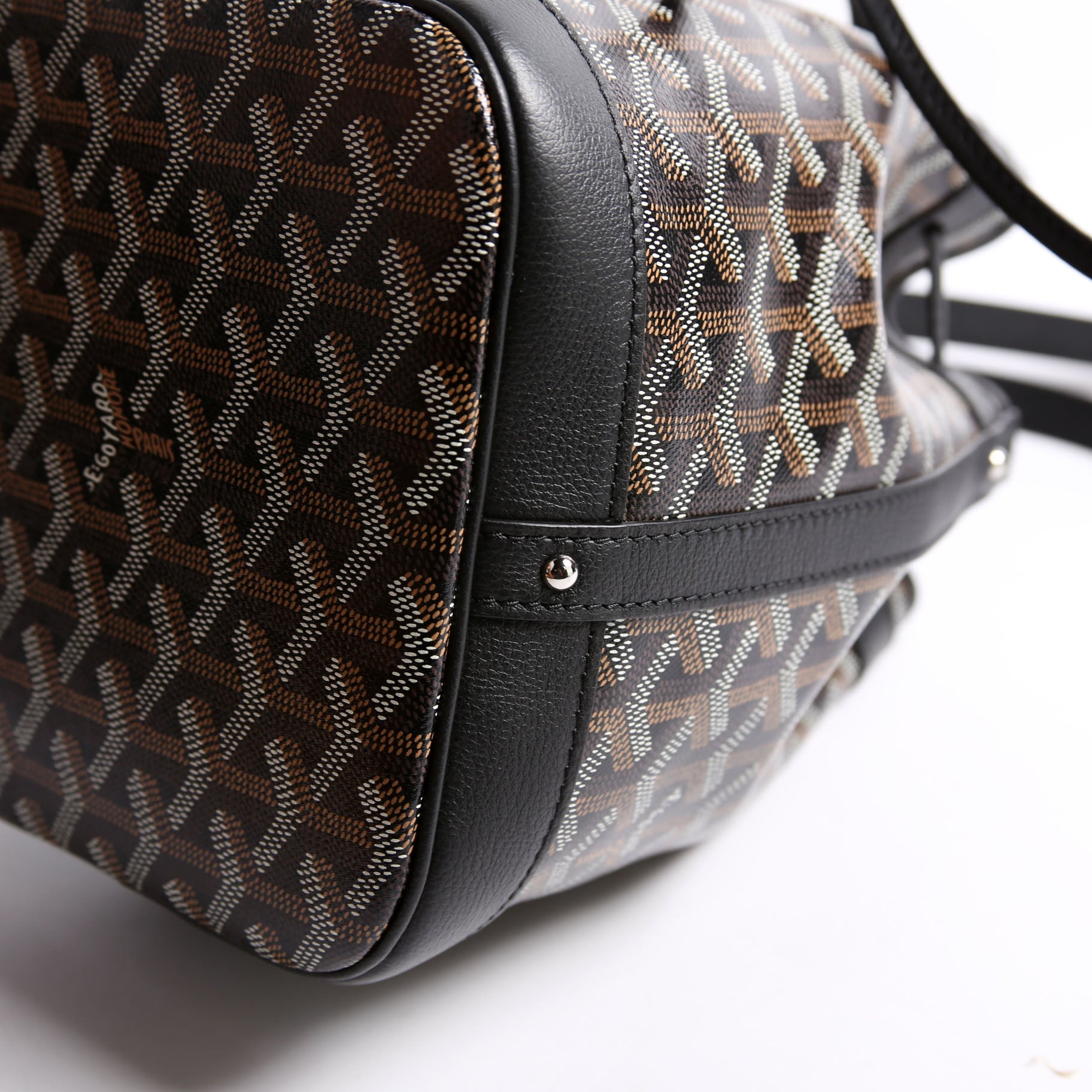 Petit Flot PM Goyardine Black/Brown