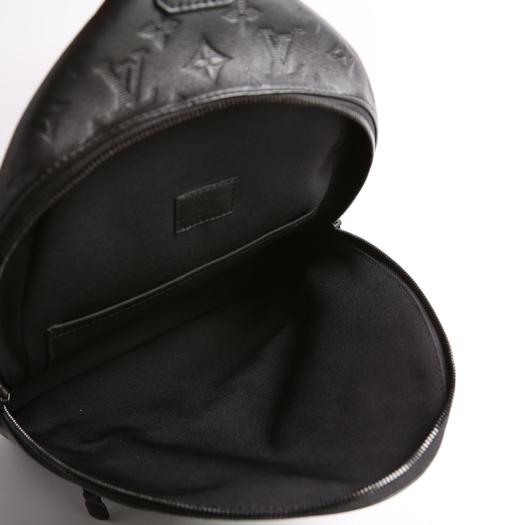Racer Sling Shadow Monogram Black