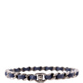 CC Turnlock Bangle Bracelet Silver/Navy