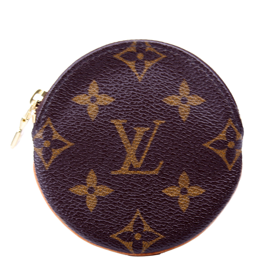 Round Coin Purse Monogram