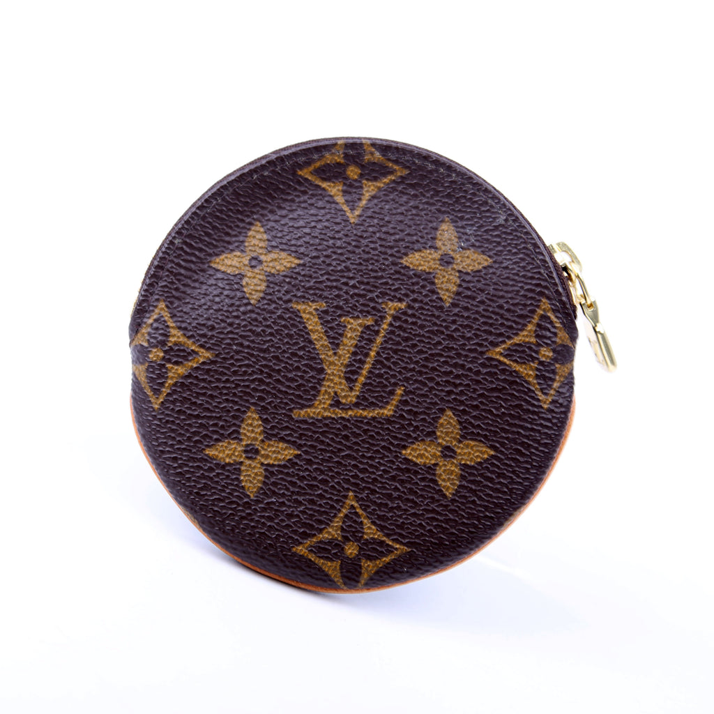 Round Coin Purse Monogram