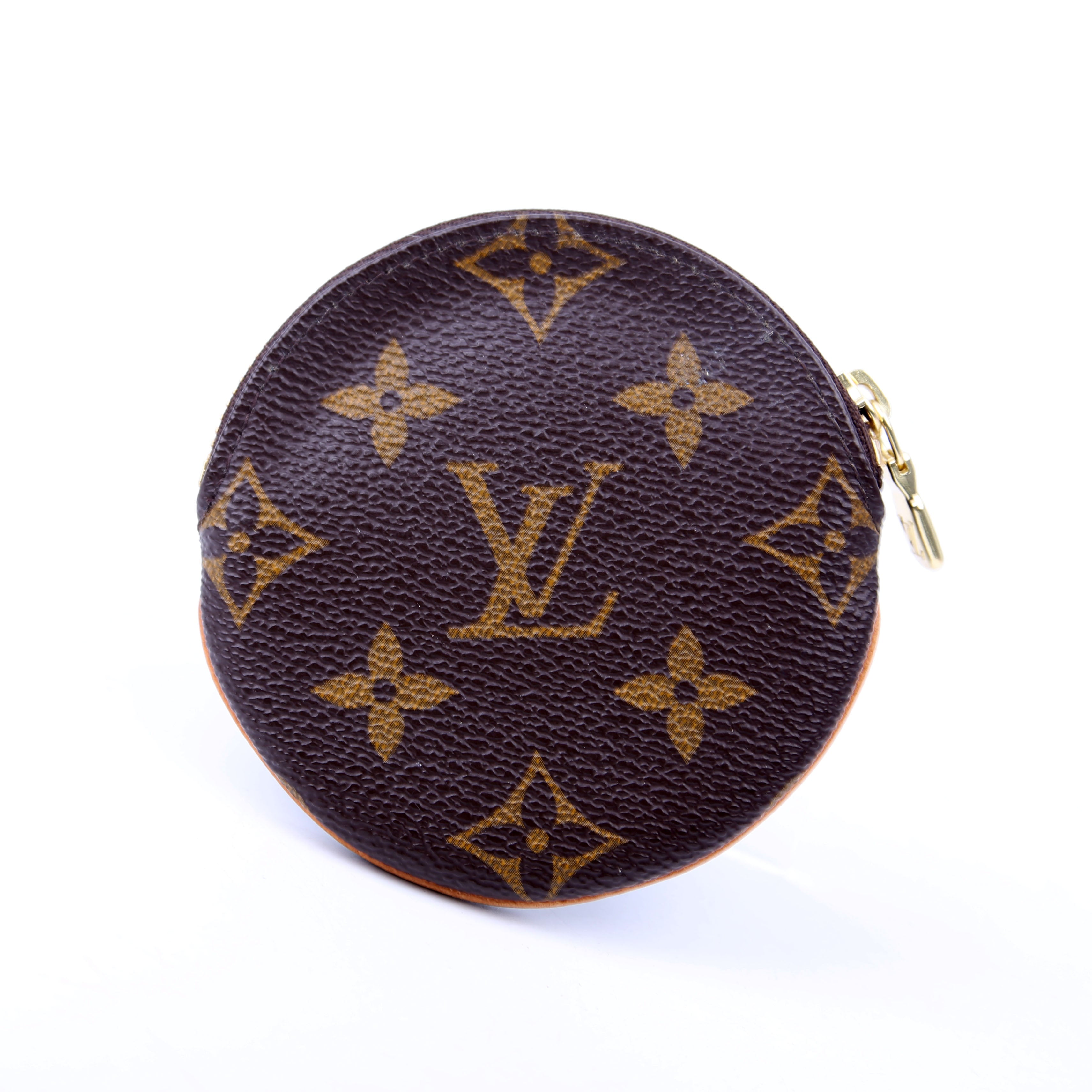 Round Coin Purse Monogram