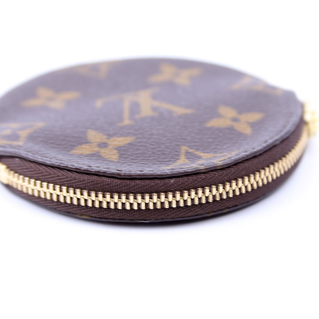 Round Coin Purse Monogram