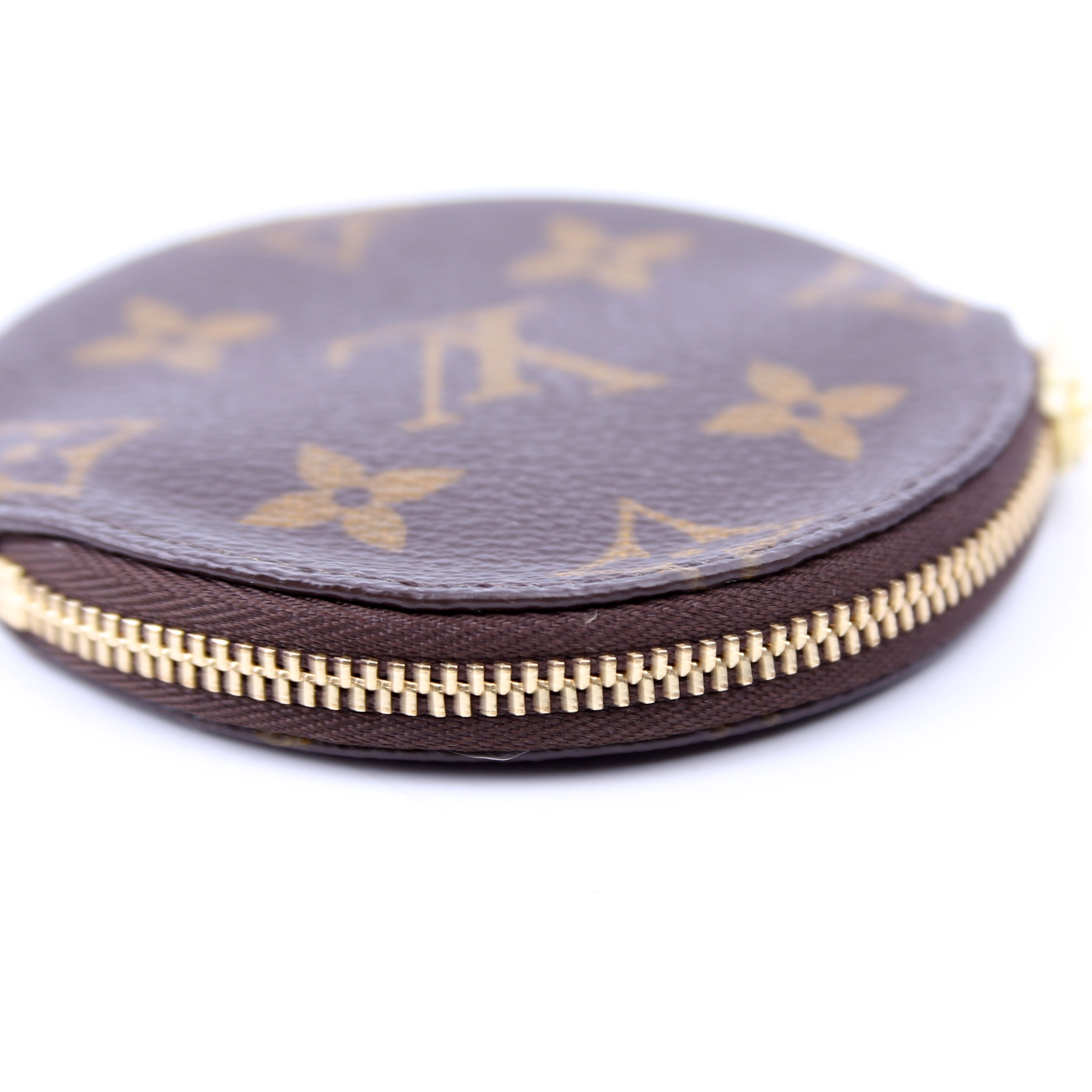 Round Coin Purse Monogram