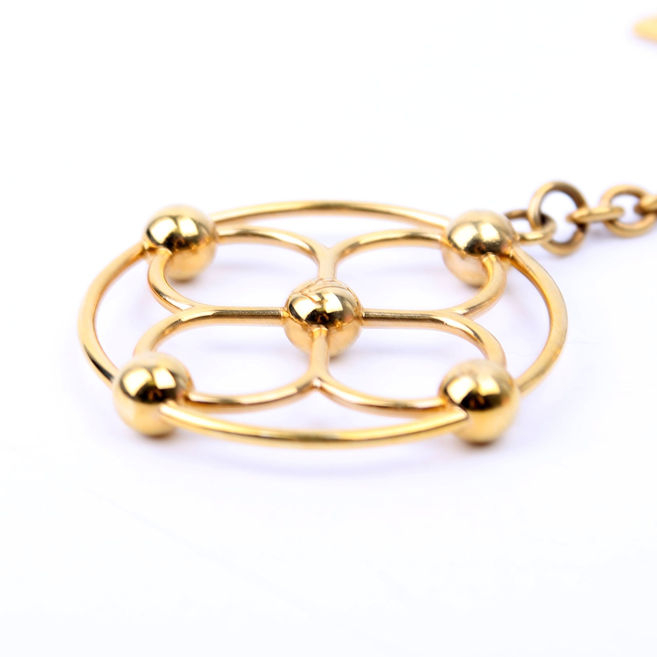 Bloomy Bag Charm Gold