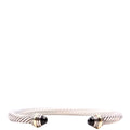 Classic Cable 5MM 925/585/Onyx Bracelet Silver